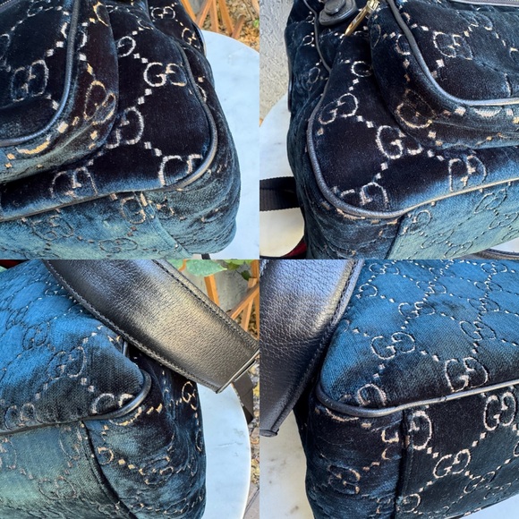Gucci GG Marmont Velvet Backpack - Picture 13 of 15